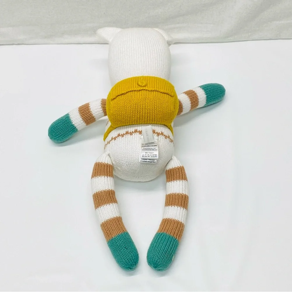 Pottery Barn Modern Baby Traveling Alpaca Plush Organic Cotton Knit Finn& Emma